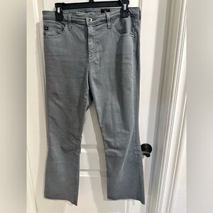 AG Women’s Jodi Crop Slate Color High Rise Slim Fit Flare Crop Jeans size 30